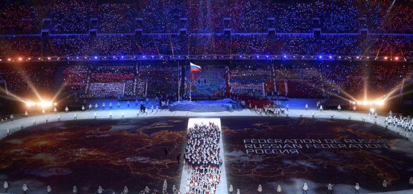 Otkrylis Xxii Zimnie Olimpijskie Igry V Sochi Rossiya Muzej Felicyna